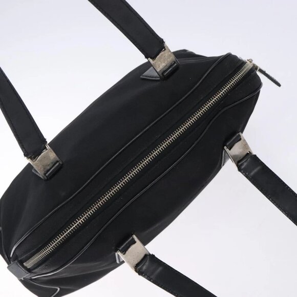 Salvatore Ferragamo Hand Bag Nylon Black Auth cl500 - Picture 13 of 16